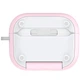 Футляр Dux Ducis Armor Series для Samsung Galaxy Buds 3 / Galaxy Buds 3 Pro с карабином, защитный кейс, ударопрочный корпус White / Pink - изображение 3