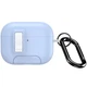 Футляр Dux Ducis Armor Series для Samsung Galaxy Buds 3 / Galaxy Buds 3 Pro с карабином, защитный кейс, ударопрочный корпус White / Blue - изображение 1