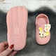 Кроксы детские ЭВА для девочки Dago Style пудровые с цветами 36р (23 см) 7172 - изображение 7