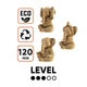 Картонний конструктор "Cartonic 3D Puzzle ZEN ELEPHANTS TRIO" - зображення 3