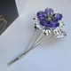 Фигурка со стразами Swarovski Цветок 11 см 1601924 - изображение 1