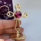 Кришталевий сувенір зі стразами Swarovski «Нальний хрест», 6,5 см - зображення 3