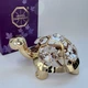 Фігурка з камінням Swarovski Черепаха 7 см 1602286 - зображення 4