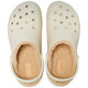 Зимние сабо на высокой платформе Crocs Classic Platform Lined Clog 39-40 р 25-25.5 см Бежевые 207938 M7/W9 Bone - изображение 4