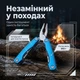 Мультитул складной многофункциональный с плоскогубцами и ножом для туризма рыбалки и ремонта (Синий) - изображение 8