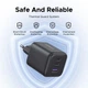 Зарядний пристрій Ugreen X527 GaNInfinity 45W GaN Fast Charger 3-Port сумісний з iPhone 17 Pro Max, Air 16, 15, 14, 13, 12 Plus, Pixel 9, 8 Pro 7a, S25, S24, S23 Ultra, A56, A2 (65156) - зображення 2