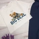 Дитячий костюм для дівчинки 13 років, зріст 158 футболка BIG DEAL та штани джогери сині - изображение 3
