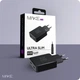 Мережевий зарядний пристрій Make 65W GaN3 Ultra Slim x2Type-C PD3.0 Black (MCW-6521GBK) - зображення 9