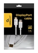 Кабель Cablexpert DisplayPort - DisplayPort V 1.2 (M/M), 1.8 м, білий (CC-DP2-6-W) - зображення 2