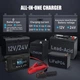 Зарядное устройство для аккумуляторов HTRC 12V/24V 20A/10A: Смарт-зарядка для Lead-Acid, LiFePO4, Lithium с режимом восстановления и LCD-дисплеем - изображение 3