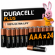 Батарейки Duracell Plus AAA -24 ШТУК (LR03) MN2400, Бельгія, Лужні мініпальчик - зображення 1