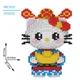 3D-конструктор из микроблоков (наноблоков) Hello Kitty «Бог Богатства» в китайском стиле с золотым слитком Юаньбао - изображение 4