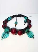 Браслет шамбала " Мелитопольская черешня " ISTA Lampwork Sh 8 - изображение 4