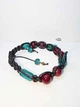 Браслет шамбала " Мелитопольская черешня " ISTA Lampwork Sh 8 - изображение 8