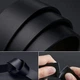 Мужской кожаный ремень с автоматической пряжкой LeatherBelt, черная пряжка - изображение 4