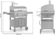 Вугільний гриль Berdsen BBQChef BD-896 (5903890632878) - зображення 7