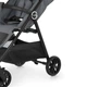 Дитяча прогулянкова коляска-книжка Bambi M 6317 LITE Dark Gray алюмінієва рама, ремені безпеки - зображення 4