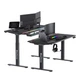 Стіл ігровий Fantech DW114 Dublin Workstation, 2 мотори, висота 73–122 см, 120 кг, магн. килимок + RGB стрічка - зображення 5