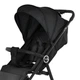 Дитяча прогулянкова коляска-книжка Bambi M 6317 LITE Black алюмінієва рама, ремені безпеки - зображення 2