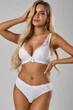 Комплект белья: бюстгальтер push-up и трусики 9362 Balaloum белый 75C/M - изображение 8