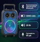 Портативна Bluetooth колонка No Brand ZQS8120 20 Вт Чорний (2104619433) - изображение 7