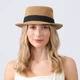 Шляпа канотьє жіноча LuckyLOOK ДІАНА One Size Бежевий (007-168) (2000000007168) - зображення 2