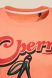 Футболка LAWA з принтом Cherry P-WB02366 XS Персиковий (2000990700520) - зображення 7