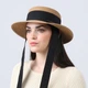 Шляпа канотьє жіноча LuckyLOOK КАЙЯ One Size Бежевий (003-634) - зображення 6