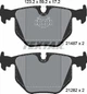 Гальмівні колодки TEXTAR 2148701 BMW X5, 7 Series, X3, 3 Series, 5 Series; Land Rover Range Rover 34211163326, 34211163833, 34211164581 - зображення 2