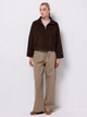 Куртка демисезонная короткая женская Colin's CL1076442DBR 34 Dark Brown (8684112815046) - изображение 3