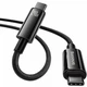 Кабель Baseus Tungsten Gold Fast Charging Type-C to Type-C 240W (2m) (CAWJ040101) - зображення 3