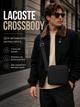 Сумка Lacoste Chantaco черная через плечо мужской кросс-боди из экокожи - изображение 5
