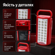 Фонарь Almina 2606L 24 LED аккумуляторный 3000 mAh с Power Bank, ручкой, креплением на стену и 3 режимами, переносной светильник для дома и кемпинга - изображение 2