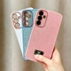 Чехол (накладка) Samsung A355 Galaxy A35 / A356 Galaxy A35 5G, Sand Crystal Swarovski, Бирюзовый - 695655 - изображение 3