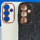 Чехол (накладка) Samsung A355 Galaxy A35 / A356 Galaxy A35 5G, Sand Crystal Swarovski, Бирюзовый - 695655 - изображение 9