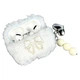 Чохол (накладка) Apple AirPods 4, Pearl Bow Plush, Білий - 688033 - зображення 1