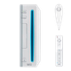 Набор Консоль Nintendo Wii RVL-001 Europe Модифицированная 120GB White + 5 Встроенных Игр Б/У + Контроллер Беспроводной Remote + Проводной Nunchuk - изображение 1