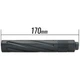 Глушник 170x27 мм Twisted — Black [Slong Airsoft] (для страйкболу) - зображення 2