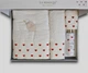 Подарочный набор полотенец La Maison 3 шт Lovely Белый (30х50, 50х90, 70х140) + аромат - изображение 4