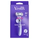 Станок для бритья (бритва) Venus Gillette Extra Smooth Swirl 5 лезвий (1 ручка + 1 сменный картридж + настенное крепление) - изображение 1