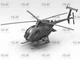 Сборная модель вертолета ICM AH-6J Little Bird – масштаб 1:48 (48370) - изображение 3