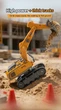 Мини гусеничный экскаватор RC 555-104 с поворотной платформой и звуковыми эффектами (Желтый) - изображение 7