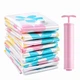 Вакуумний пакет для одягу з насосом VACUUM STORAGE BAGS 9 предметів (R26107) - зображення 13
