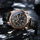 Наручний годинник Chenxi Patek Steel Black, 2 ремінці - изображение 3