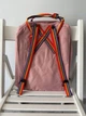 Рюкзак жіночий Fjallraven kanken канкен для дівчат міський 16 л пудровий - зображення 5