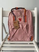 Рюкзак жіночий Fjallraven kanken канкен для дівчат міський 16 л пудровий - зображення 6