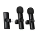 Бездротова мікрофонна система BOROFONE BFK16A Winner dual-mic (Lightning) Black - изображение 1