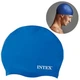 Силиконовая шапочка для плавания Intex, универсальная, Синий (55992-blue-INT) - изображение 1