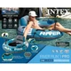 Надувной круг шезлонг Intex, River Run, серия Sports, 140х132 см (IP-175150) - изображение 6