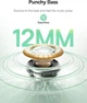 Навушники Baseus Bass EP10 NC White TWS Bluetooth 6.0 з ANC шумозаглушенням, потужним басом, 4 мікрофонами та автономністю до 41 годин (A0010708) - зображення 7